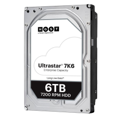 -HDD Server WD-HGST Ultrastar 7K6 (3.5’’, 6TB, 256MB, 7200 RPM, SATA 6Gb-s, 512E SE)