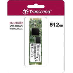 -Transcend 512GB, M.2 2280 SSD, SATA3 B+M Key, TLC