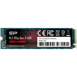 -SILICON POWER A80 512GB SSD, M.2 2280, NVMe, PCIe Gen3x4