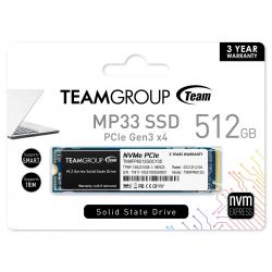 -SSD Team Group MP33, M.2 2280 512GB PCI-e 3.0 x4 NVMe