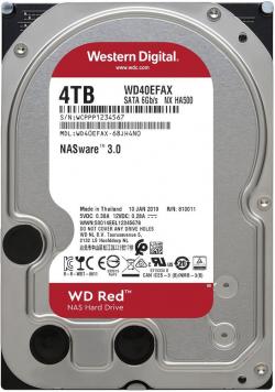 vendor-Western Digital RED, 4000 GB, 5400RPM, 256MB, SATA 3, WD40EFAX