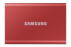 -SAMSUNG Portable SSD T7 500GB external USB 3.2 Gen 2 Metallic Red