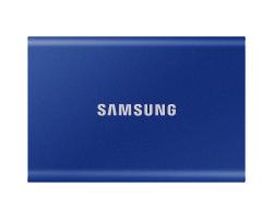 -Външен SSD Samsung T7 Indigo Blue SSD 1000GB USB-C, Син