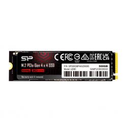 -SSD Silicon Power UD90, M.2-2280, PCIe, Gen 4x4 NVMe, 500GB