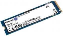 -Kingston 2TB NV2 M.2 2280 PCIe 4.0 NVMe SSD, up to 2100-1700MB-s