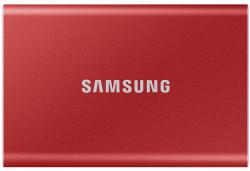 -SAMSUNG Portable SSD T7 2TB external USB 3.2 Gen 2 metallic red