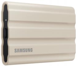-SAMSUNG Portable SSD T7 Shield 1TB USB 3.2 Gen 2 + IPS 65 beige