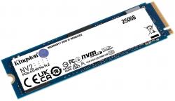 -Kingston 250GB NV2 M.2 2280 PCIe 4.0 NVMe SSD, up to 3000/1300MB/s, 80TBW