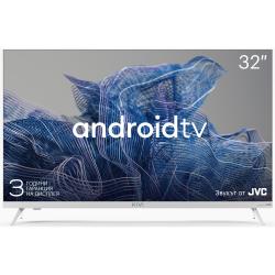 -Kivi 32\', HD, Google Android TV, White, 1366x768, 60 Hz, Sound by JVC, 2x8W