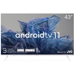 -43\', UHD, Android TV 11, Black, 3840x2160, 60 Hz, Sound by JVC, 2x12W, 53 kWh-1000h