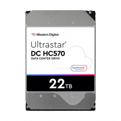 -Western Digital Ultrastar DC HC570, 22TB, 7200RPM, SATA 6GB-s - WUH722222ALE6L4