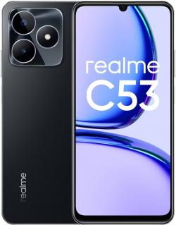 -Смартфон Realme C53, 6GB, 128GB, 50MP, DS, BT 5.0, USB Type-C, 5000 mAh, Черен