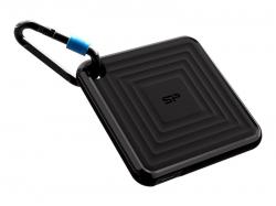 -Silicon Power PC60, 256GB SSD външен, 1x USB 3.2 Type C, черен цвят