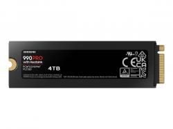 -Samsung 990 Pro, 4TB SSD, Heatsink, 1 x PCI Express 4.0 x4, M.2 (2280)