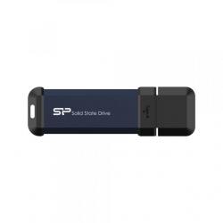 -Silicon Power MS60, 500GB, USB-A 3.2, 600 MB/s, Черен
