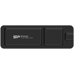 -Silicon Power PX10, 512GB SSD външен, 1x USB 3.2 Gen2, NAND Flash, черен цвят