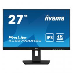 vendor-IIYAMA XUB2792UHSU-B5, 27\'\' 4К UHD, IPS, 16:9, 350cd/m2, 4ms, HDMI, Говорители, Черен