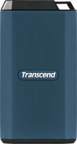 -Transcend ESD410C, 1 TB, външен, USB 3.2 Type C, 3D NAND, IPx5, Син