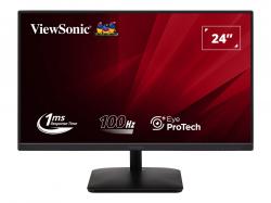 -VIEWSONIC VA2408-MHDB 24inch 16:9 1920 x 1080 SuperClear IPS LED, VGA. HDMI. DP. Черен