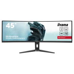 -Геймърски IIYAMA GCB4580DQSN-B1, 45\'\', Gaming Curved monitor, VA panel, 1500R, 32:9, DQHD 5120x1440, 450cd/m2, HDMI, DP, 3x USB