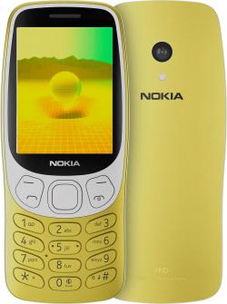 -Nokia 3210 2024, 2.4\'\' TFT, 64MB, 128GB, 2 MP, FM радио, Type-C, 1450 mAh, Златист