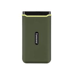 -Transcend ESD380C, 500GB, USB 3.2 Gen 2, 2000 MB/s, Зелен