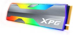 -ADATA XPG SPECTRIX S20G, 1 TB, M.2 2280, 1x PCI Express 3.0 x4, До 2500 MB/s, Сив