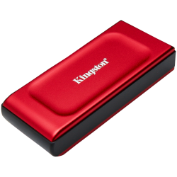 -Kingston SSD 1TB XS1000 Red External USB 3.2 Gen 2 Portable Solid State Drive