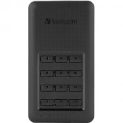 -Verbatim STORE \'N\' GO Secure HDD, USB 3.1 Gen 1 1TB black, 256-bit AES encryption