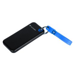 -Verbatim Pocket SSD USB 3.2 Gen 2 1TB Black-Blue
