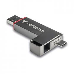 -Verbatim Dual QuickStick USB-C & USB-A USB 3.2 Gen 1 128GB