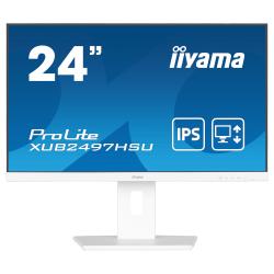 -IIYAMA XUB2497HSU-W2, 23.8\'\', IPS panel, AG, 16:9, FHD 1920x1080, 300cd/m2, 1300:1, 100Hz, 1ms, HDMI, DP, 2x USB
