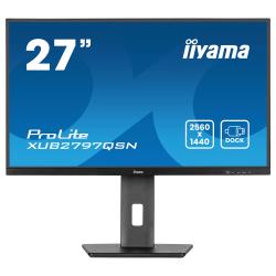 -IIYAMA XUB2797QSN-B2, 27\'\' IPS panel, Anti-Glare, WQHD 2560x1440, 16:9, 300cd/m2, 1300:1, 80M:1, 1ms, 100Hz, HDMI, DP
