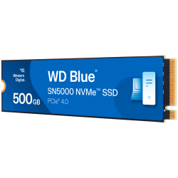 vendor-Western Digital Blue SN5000 500GB, M.2 2280, NVMe, PCIe Gen4 x4; WDS500G4B0E-00CNZ0