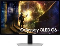 -Геймърски Monitor Gaming Samsung Odyssey LS27DG610SUXEN G6, 2560x1440 16:9 OLED 240Hz, 0.03 ms, 250 cd/m2, HDMI, DisplayPort