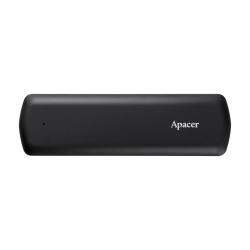 -Apacer Външен SSD диск Portable SSD AS721 250GB USB-C 3.2 Gen 2-USB-A 3.2 Gen 1, Military-Grade, Shockproof, Black