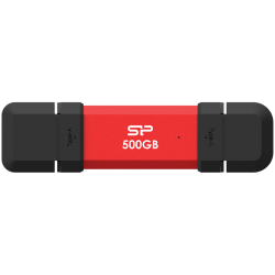 -Silicon Power UC3S72 500GB, USB3.2 Gen2, DS72, Red