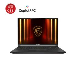 -Геймърски MSI Stealth A16 AI+ A3XWHG, AMD Ryzen AI 9 HX 370, 2000GB (2x1TB) PCIe GEN4x4 NVMe, 32GB, Windows 11 Home