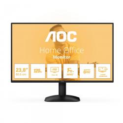 -AOC 24B31H, 23.8\' IPS WLED panel, Anti-Glare, 16:9, FHD 1920x1080, 1ms, 120Hz, 300cd/m2, VGA, HDMI, Black