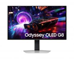 -Геймърски Монитор SAMSUNG Odyssey OLED G8 - 27 inch QD-OLED 4K(3840x2160), 240 Hz, 0.3ms