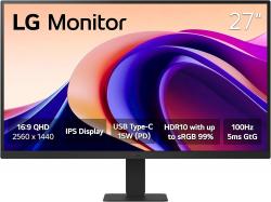 vendor-LG - 27”, 16:9 QHD IPS монитор със 100 Hz честота на опресняване, 5 ms., 2560 x 1440, Черен