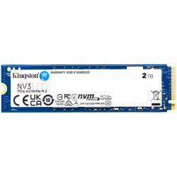 -Kingston 2TB NV3 SSD M.2 2230 PCIe 4.0 NVMe, Read: 6, 000- Write: 5, 000MB-s