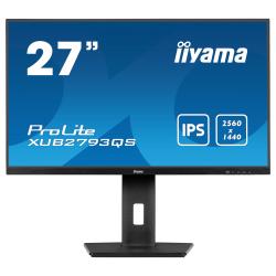 -IIYAMA XUB2793QS-B7, 27\'\', IPS panel, 3-side borderless, 16:9, AG, QHD 2560x1440, 100Hz, 1ms, 300cdm, 1300:1, Blue light reducer