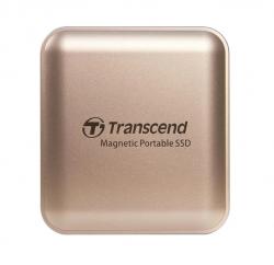 -Transcend 2TB, External SSD, ESD420G, USB 20Gbps, Type C, Magsafe, Champagne Gold